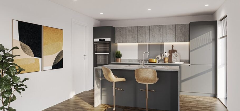 Kitchen in The Newton home at Graven Hill