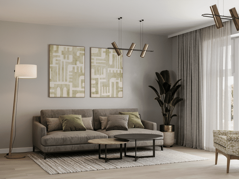 Graven Hill homes in Bicester living room