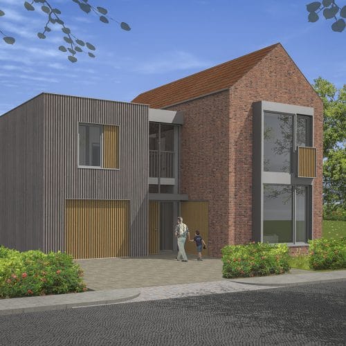 Beattie Passive notional design for a 4 bed self-build home at Graven Hill