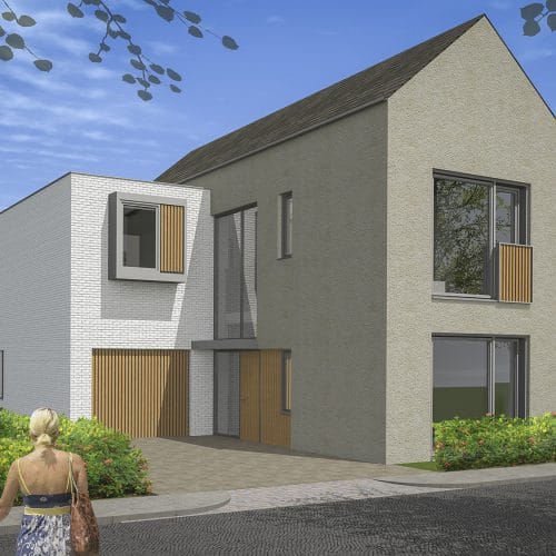 Beattie Passive notional design for a 3 bed self-build home at Graven Hill