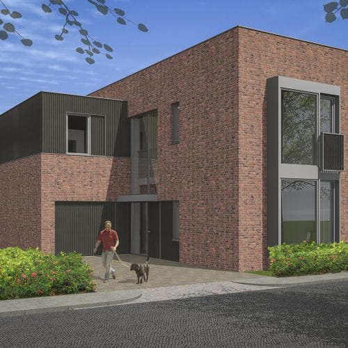 Beattie Passive notional design for a 3 bed self-build home at Graven Hill