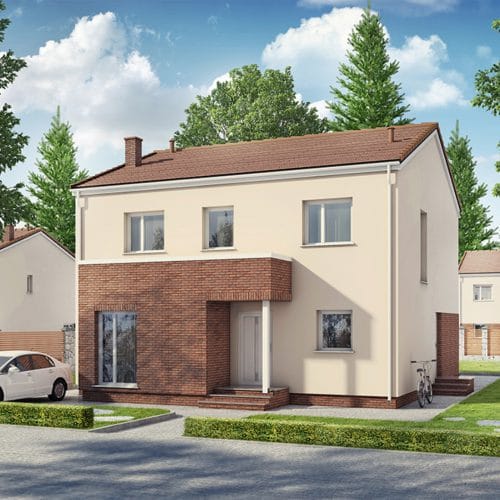 Dan-Wood notional design for a 5 bed self-build home at Graven Hill
