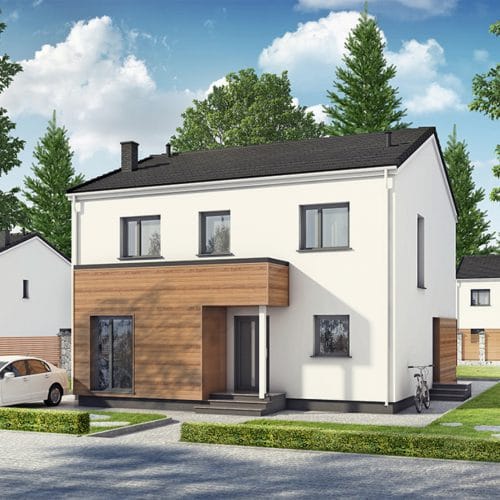Dan-Wood notional design for a 5 bed self-build home at Graven Hill