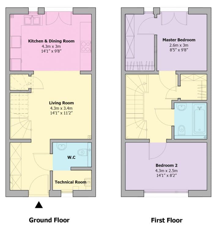 Floorplan - 191 & 193 & 195