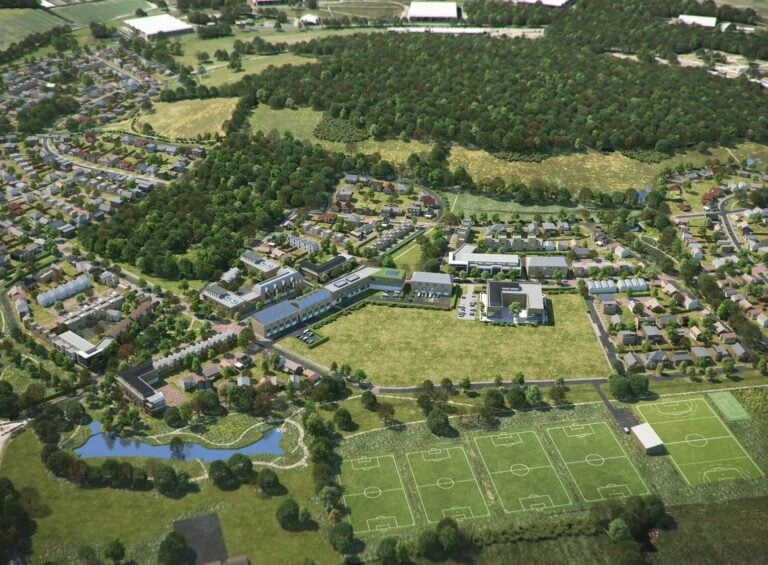 Maps and Plans - CGI Masterplan - New homes for sale at Graven Hill