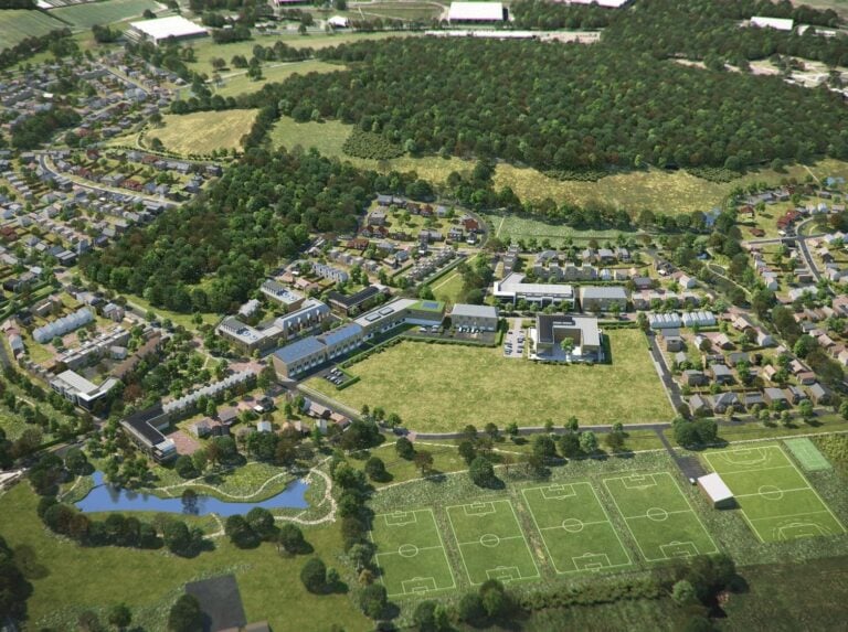 CGI Masterplan of Graven Hill