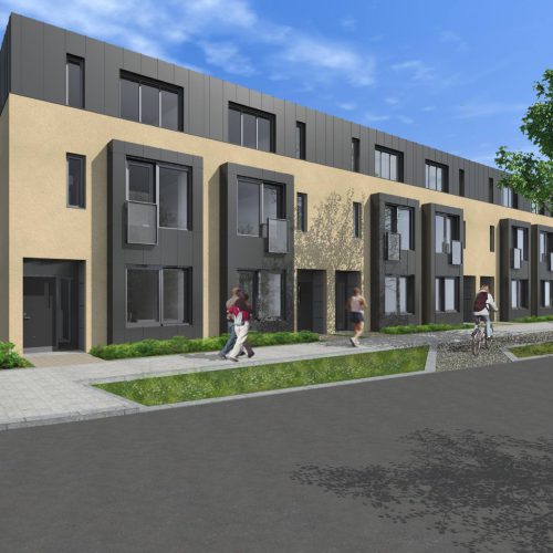 Plot 11-13 notional design for Tailored Finish at Graven Hill
