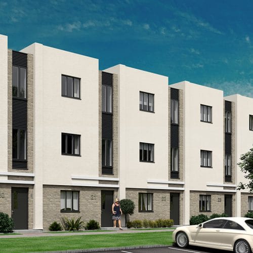 Plot 20 - 25 notional designs for Tailored Finish homes at Graven Hill