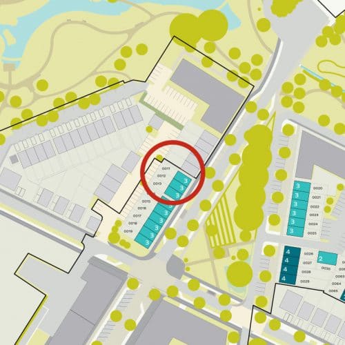 Plot 11 location at Graven Hill