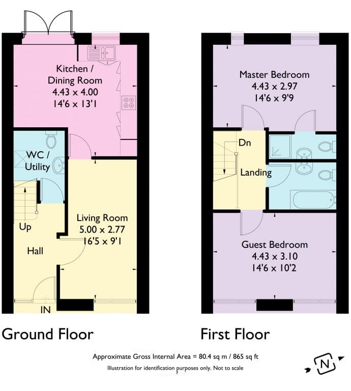Illustration of option 2 for plot 54-57 at Graven Hill