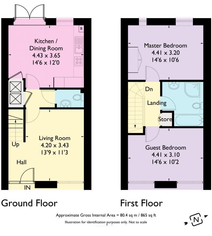 Illustration of option 1 for plot 54-57 at Graven Hill