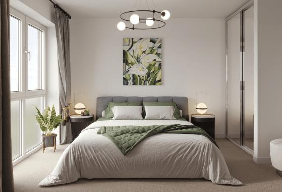 The Witham bedroom 