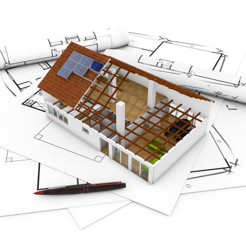 Architect plans for a self-build home at Graven Hill