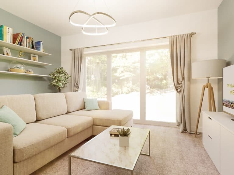 The Tilbury - Plot 75 & 77 Option - Living Room